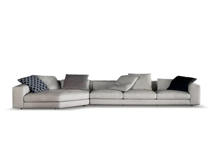Minotti Freeman modulares Ecksofa 175x392cm Stoff Kat. G
