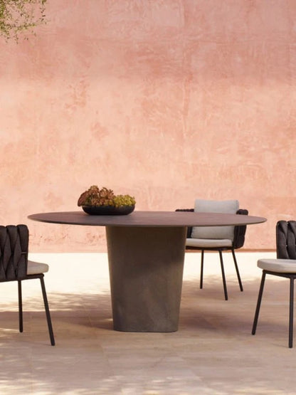 Tribu TAO concrete garden table 160cm Monica Armani