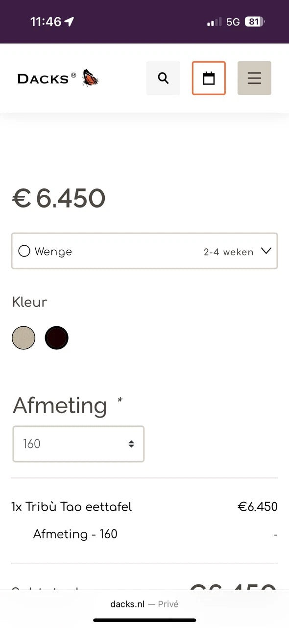 Tribu TAO concrete garden table 160cm Monica Armani