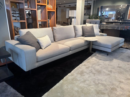 Minotti Sherman corner sofa 106x350x142cm in Norton fabric 
