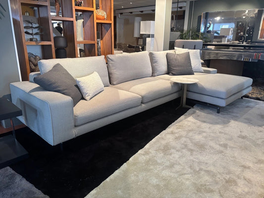 Minotti Sherman corner sofa 106x350x142cm in Norton fabric 