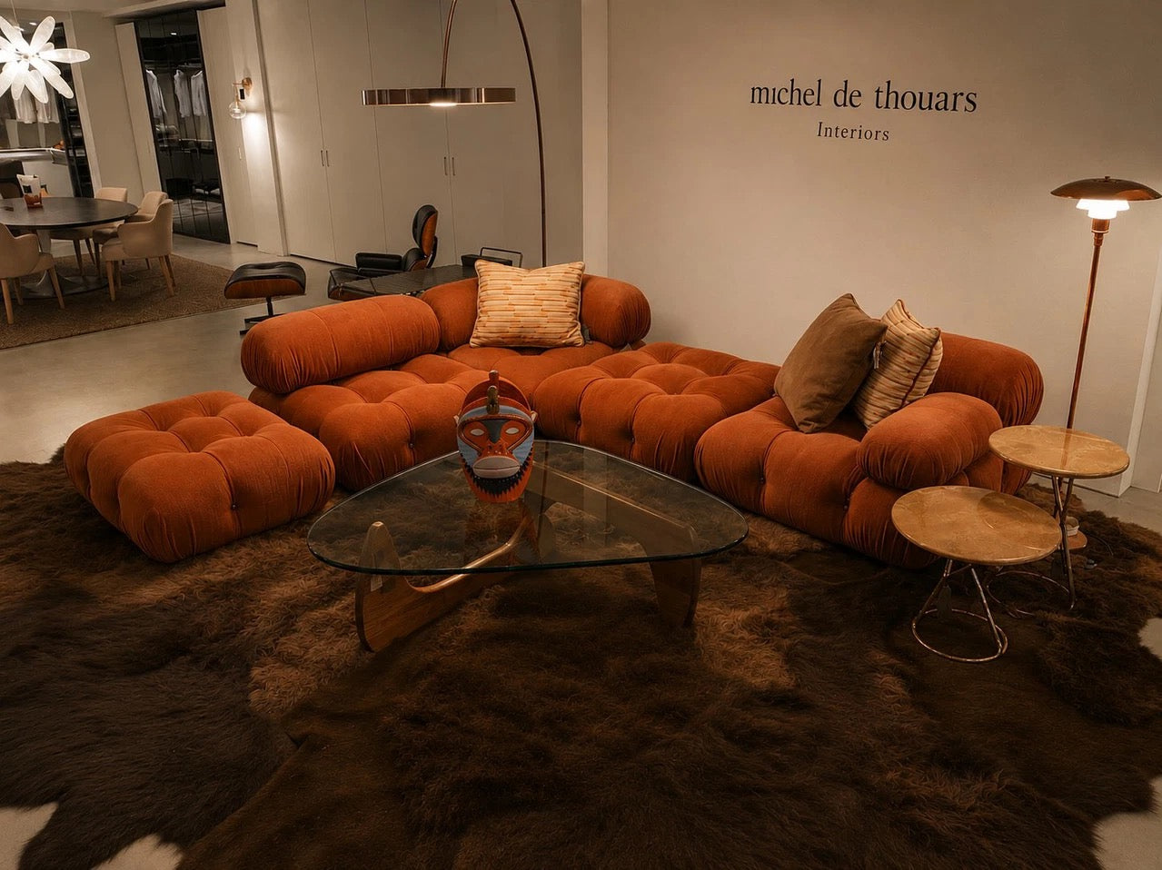 B&B Italia Camaleonda Licata 333 Terracotta Velours & Leder