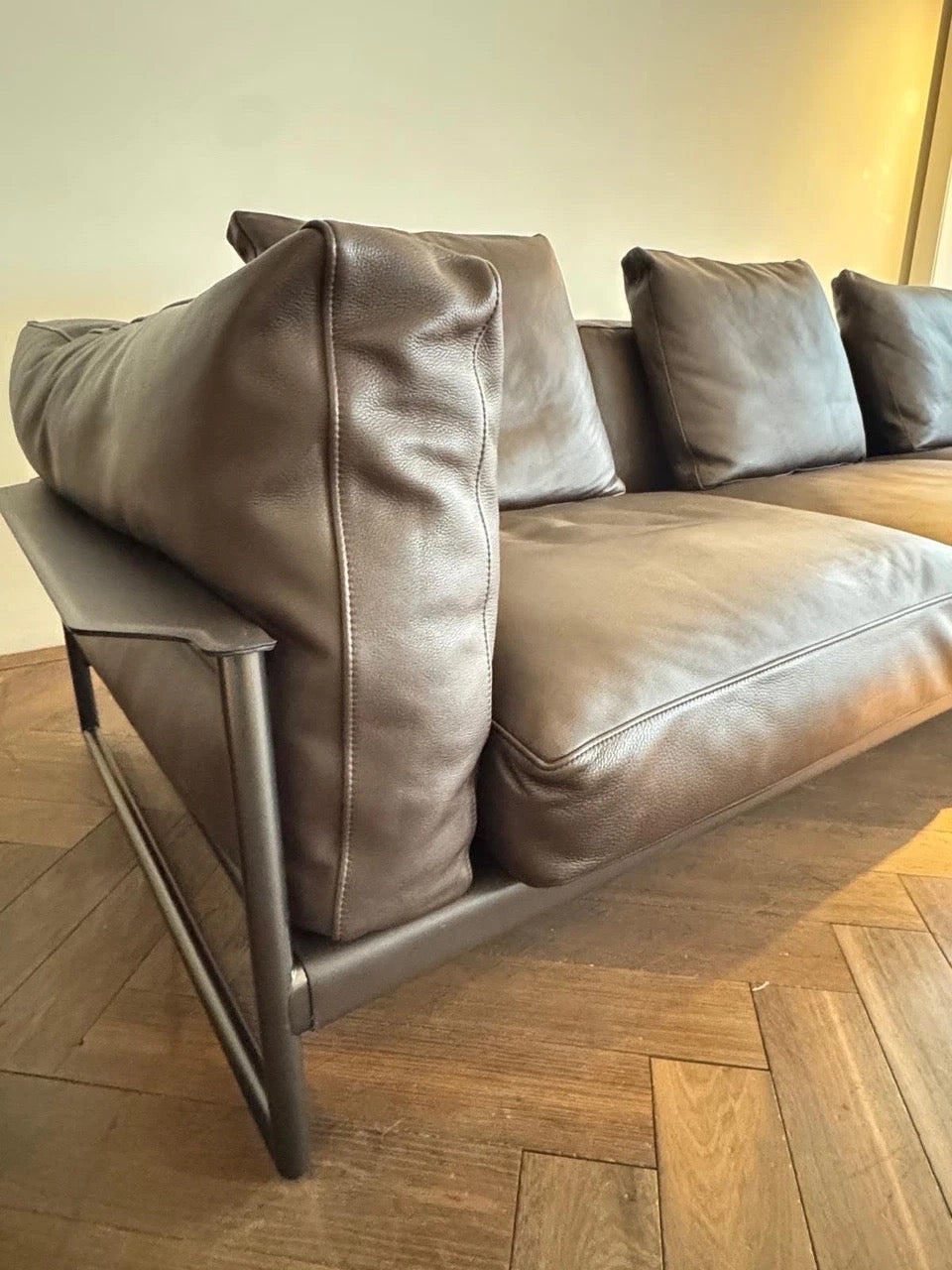 Flexform Flexform Zeno 5 zits Premium Leder Testa di Moro