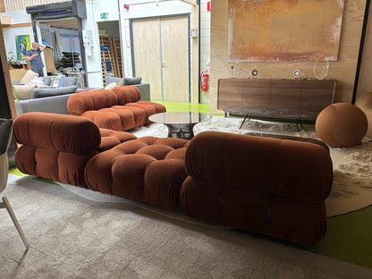 B&B Italia Camaleonda Licata 333 Terracotta Velours & Leder