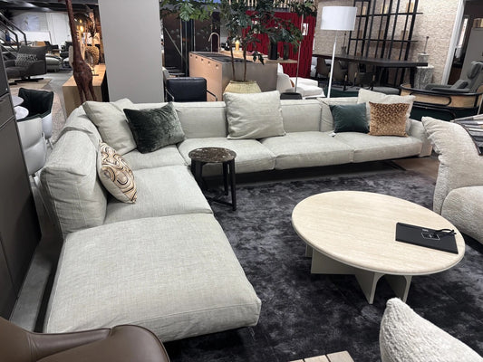 Flexform Softdream hoekbank 275x365cm stof cat Extra “Ermo”