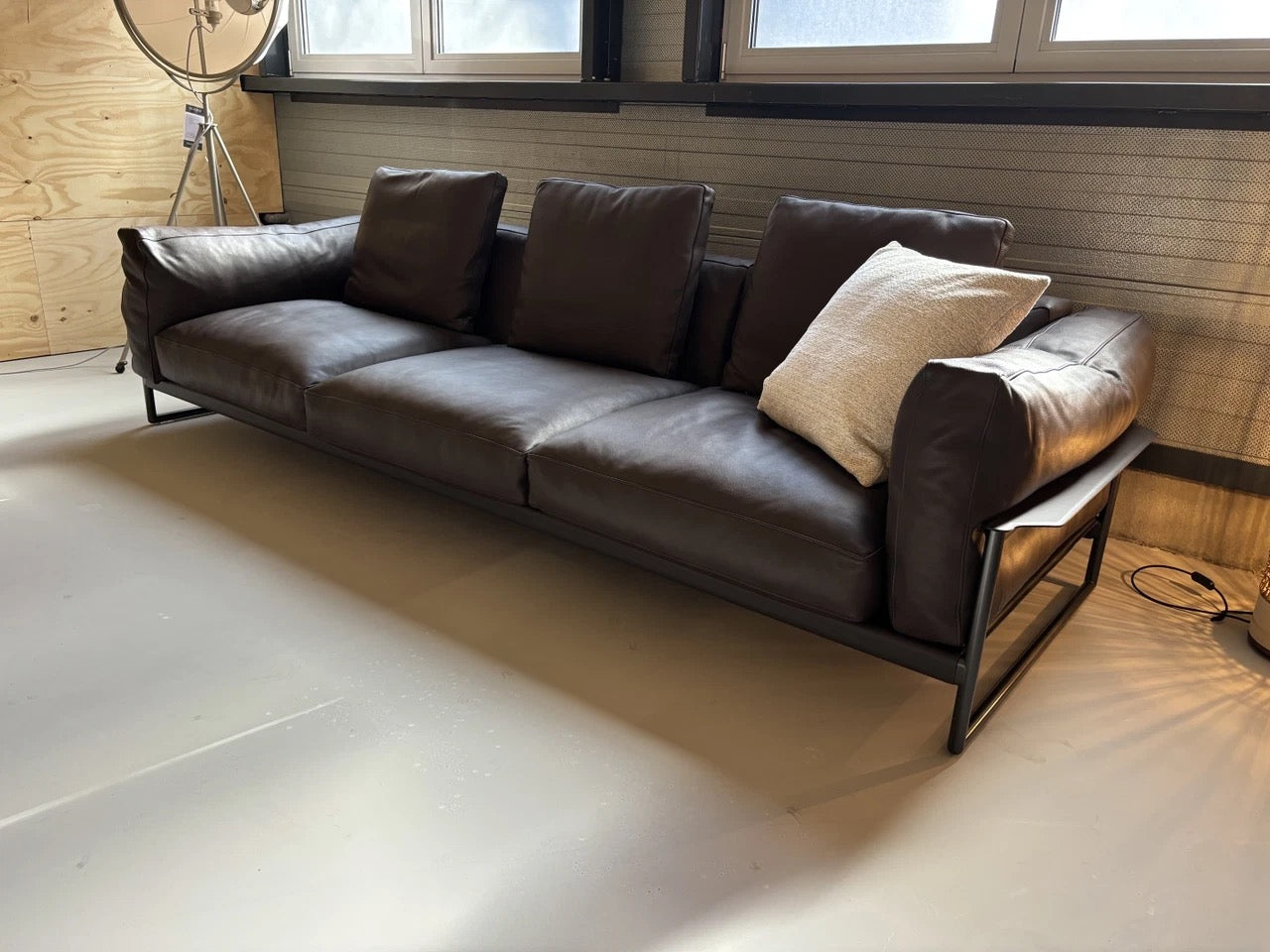 Flexform Flexform Zeno 5 zits Premium Leder Testa di Moro