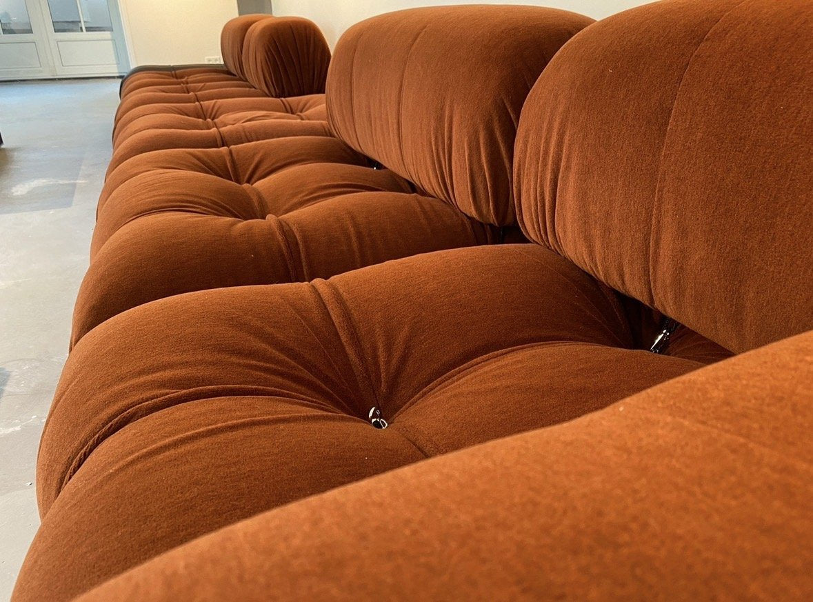 B&B Italia Camaleonda Licata 333 Terracotta Velours & Leder
