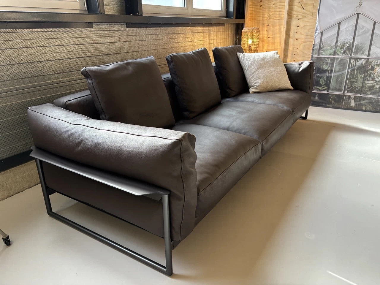 Flexform Flexform Zeno 5 zits Premium Leder Testa di Moro