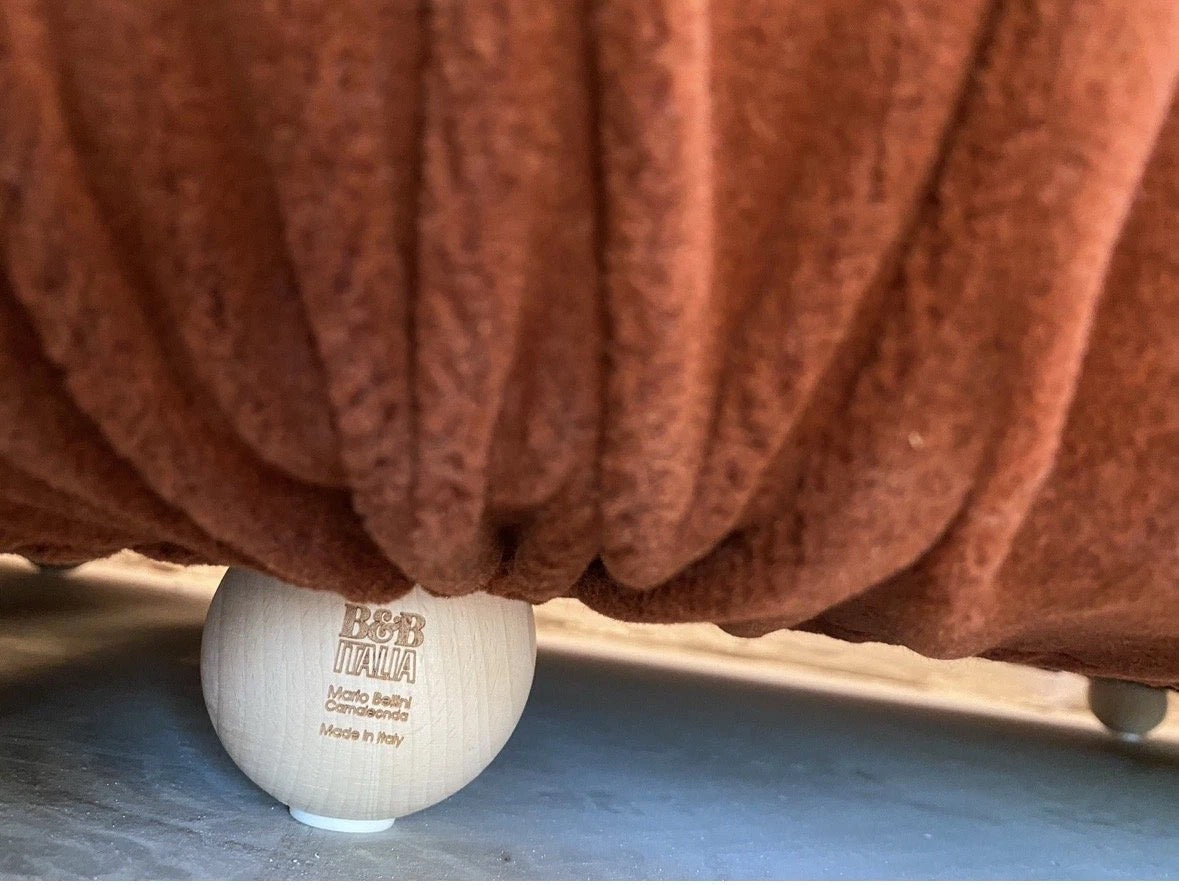 B&B Italia Camaleonda Licata 333 Terracotta Velours & Leder