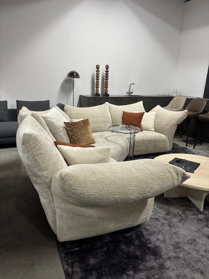 Edra Standard modular corner sofa fabric Soft Nest T 8212 