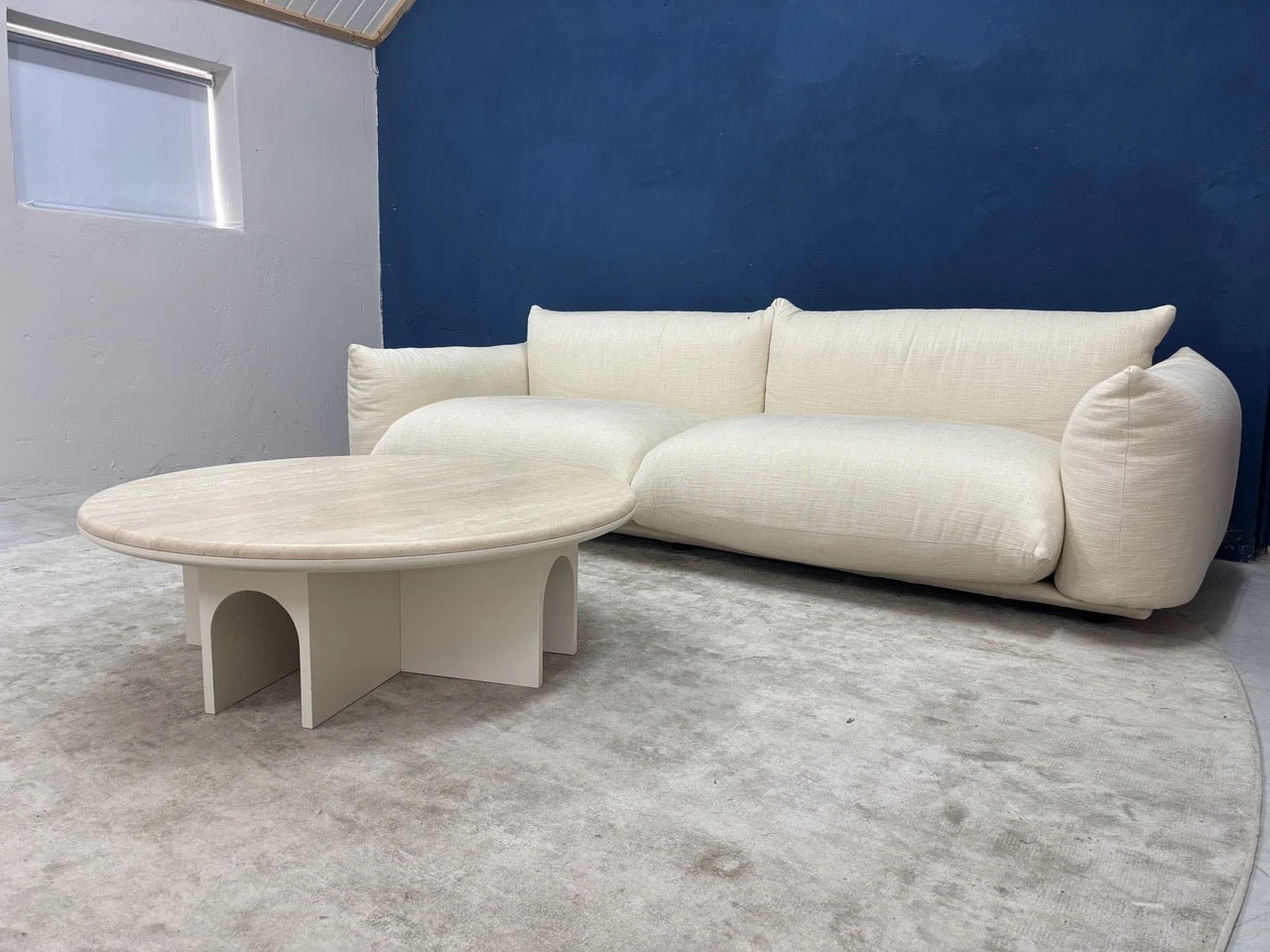 Arflex Marenco 4-Sitzer-Sofa 96x255cm in Stoff T (Modell anzeigen)