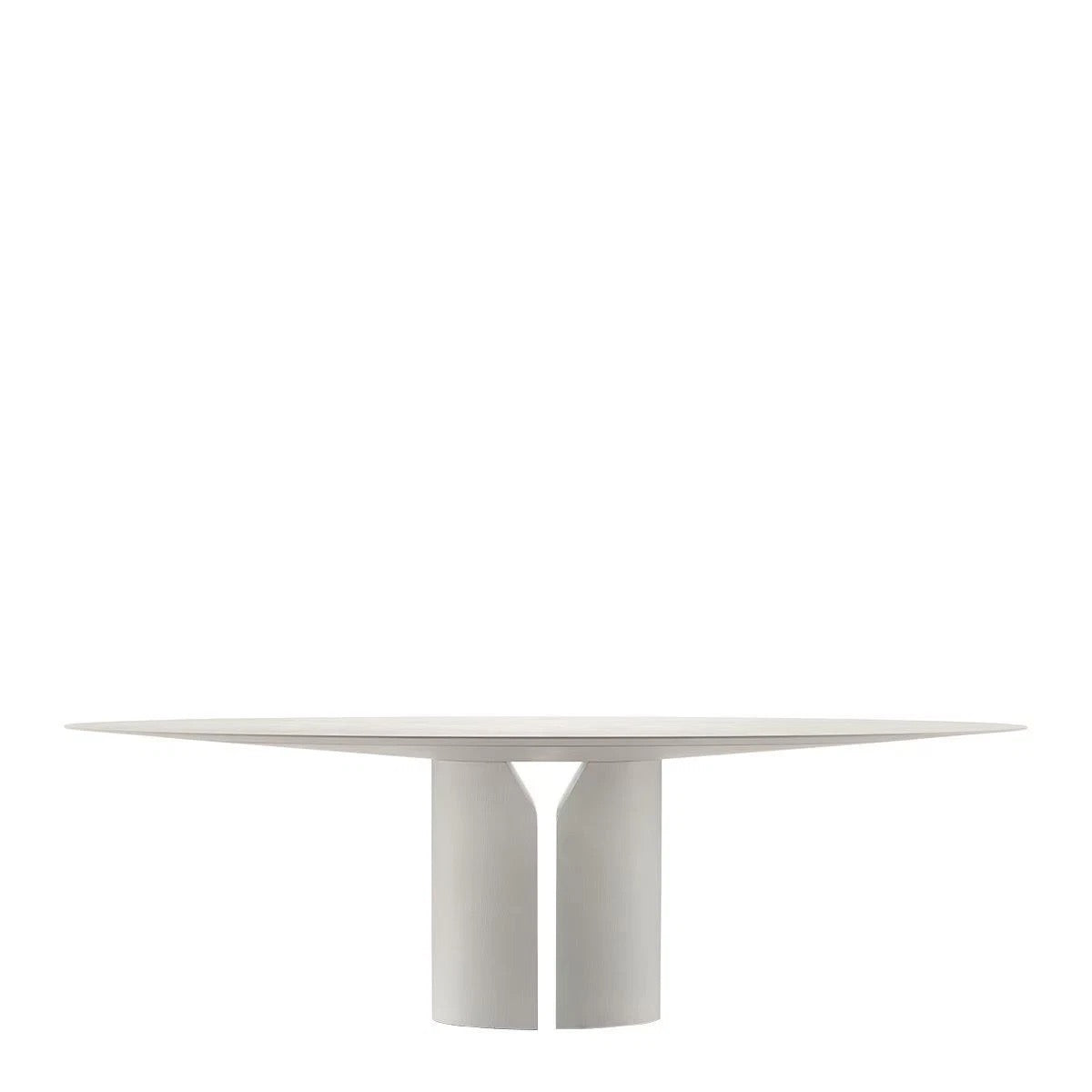 MDF Italia NVL table 150cm kleur kalk matte finish showmodel