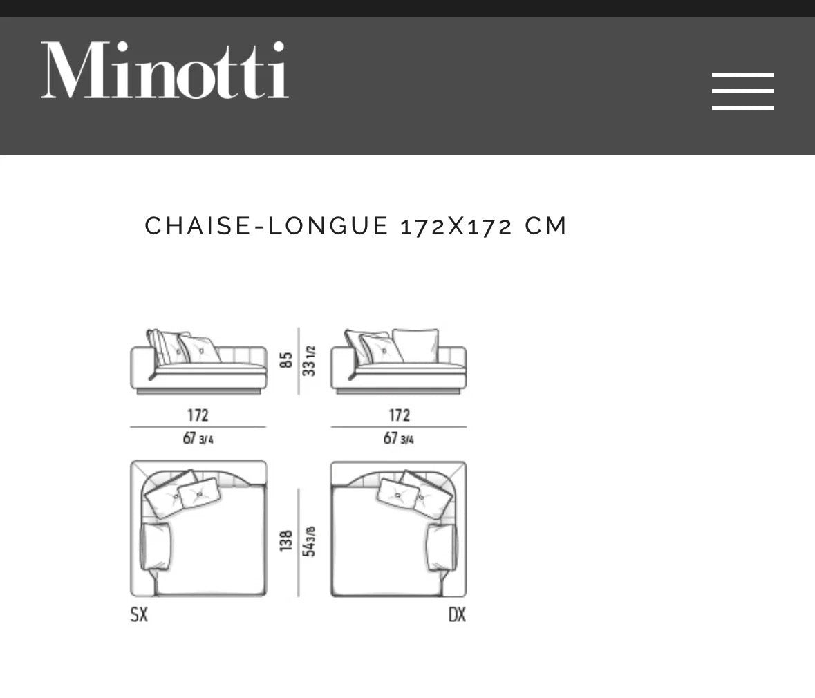 Minotti Riley Configuratie 02 Stof Cat G Met Cognac Bies Showmodel