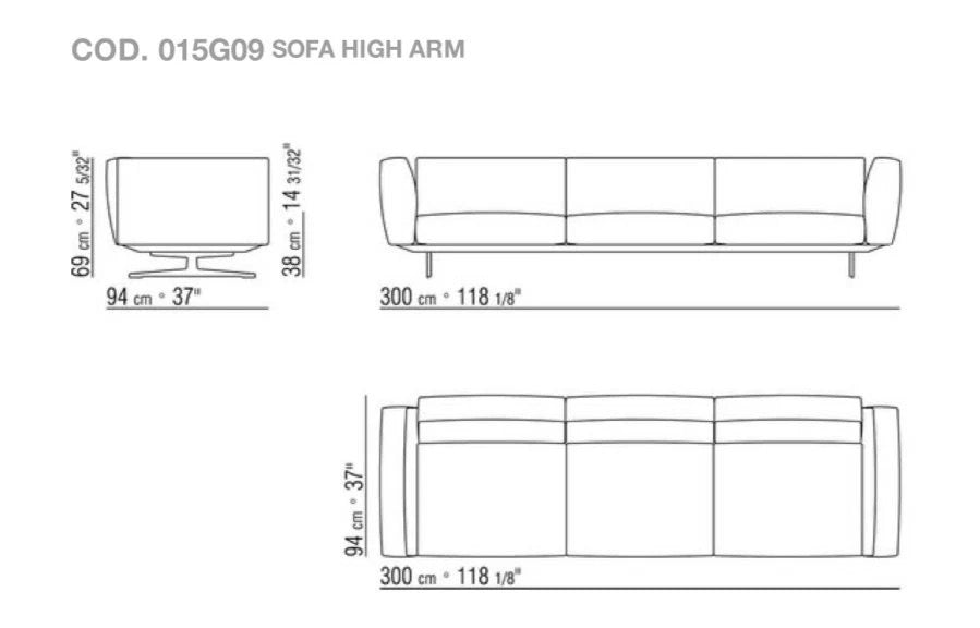 Flexform Softdream 95x300cm