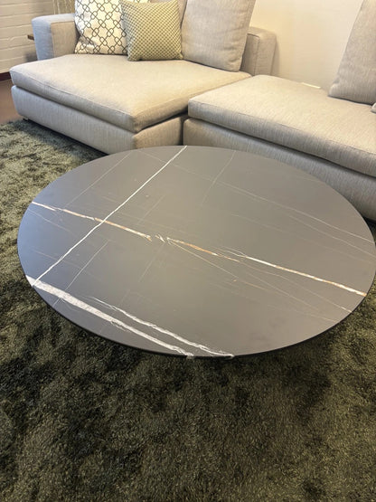 Minotti Catlin Coffee Table Sahara Marble 113cm