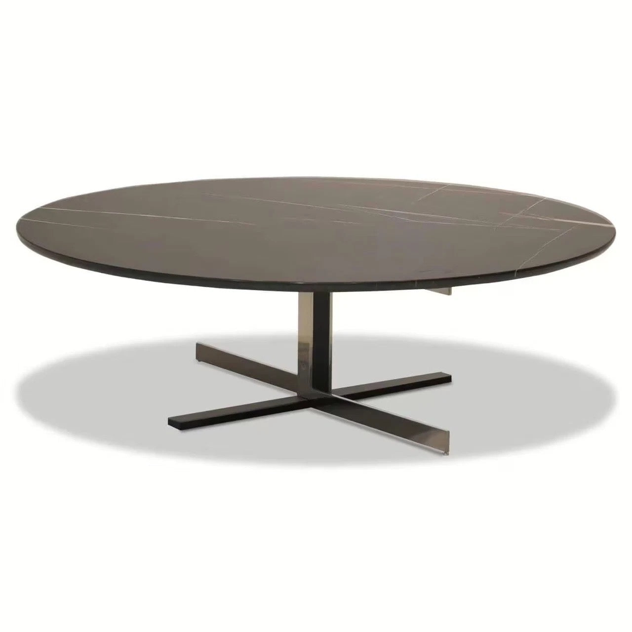 Minotti Catlin Coffee Table Sahara Marble 113cm