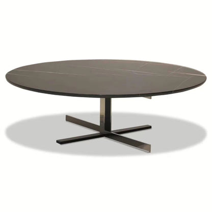 Minotti Catlin Coffee Table Sahara Marble 113cm