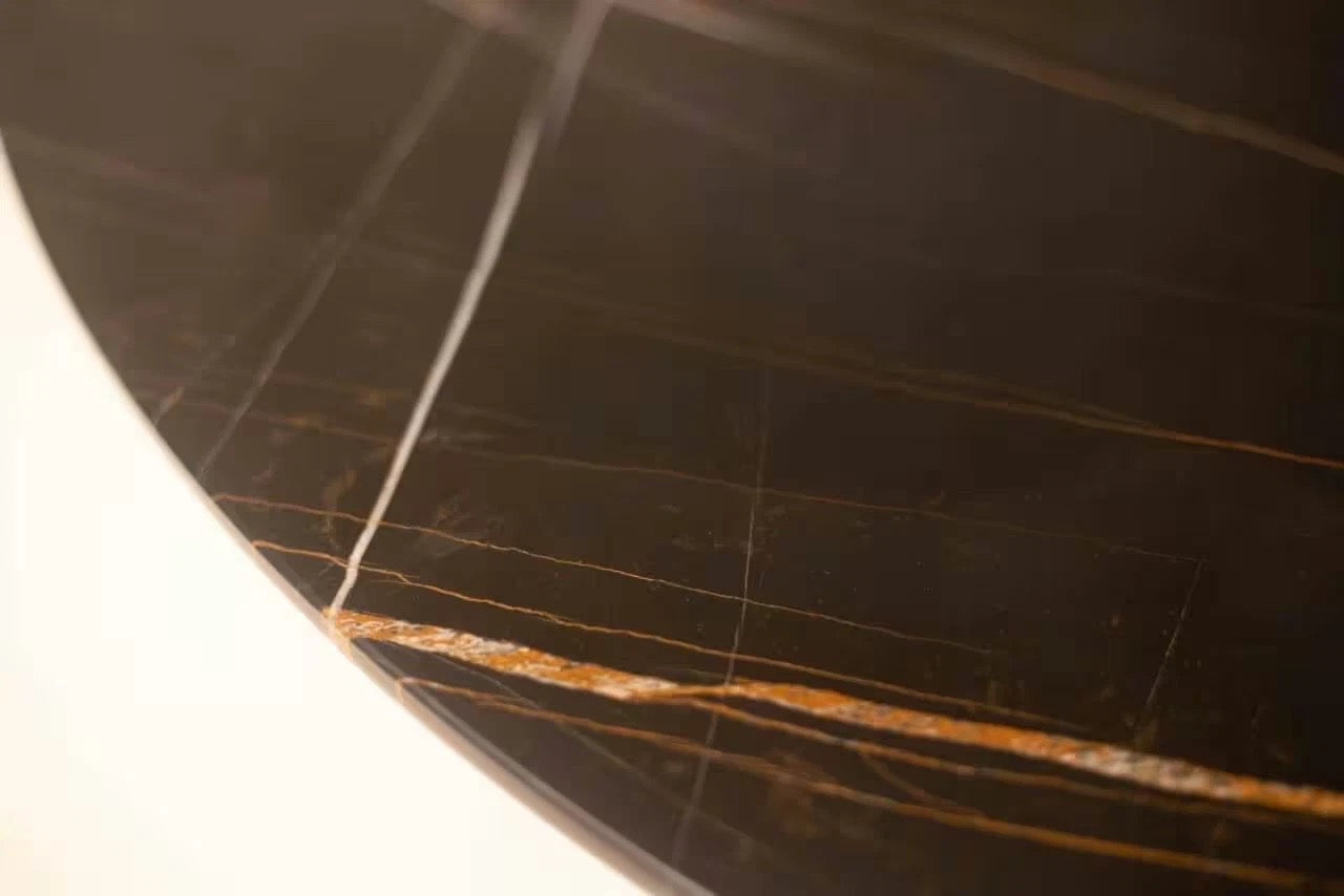 Minotti Catlin Coffee Table Sahara Marble 113cm