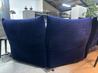 Edra Standard Modular deep blue / Purple sofa 3 modules LP 30,180.00