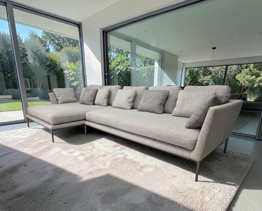 B&B Italia Atoll hoekbank lounge 100/150x 335cm showmodel LP 22K