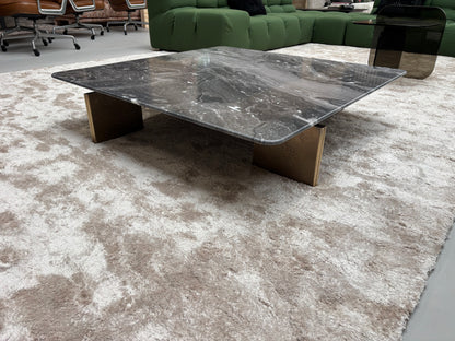 Minotti Yves coffeetable 120x120cm Grigio Orobico marmer