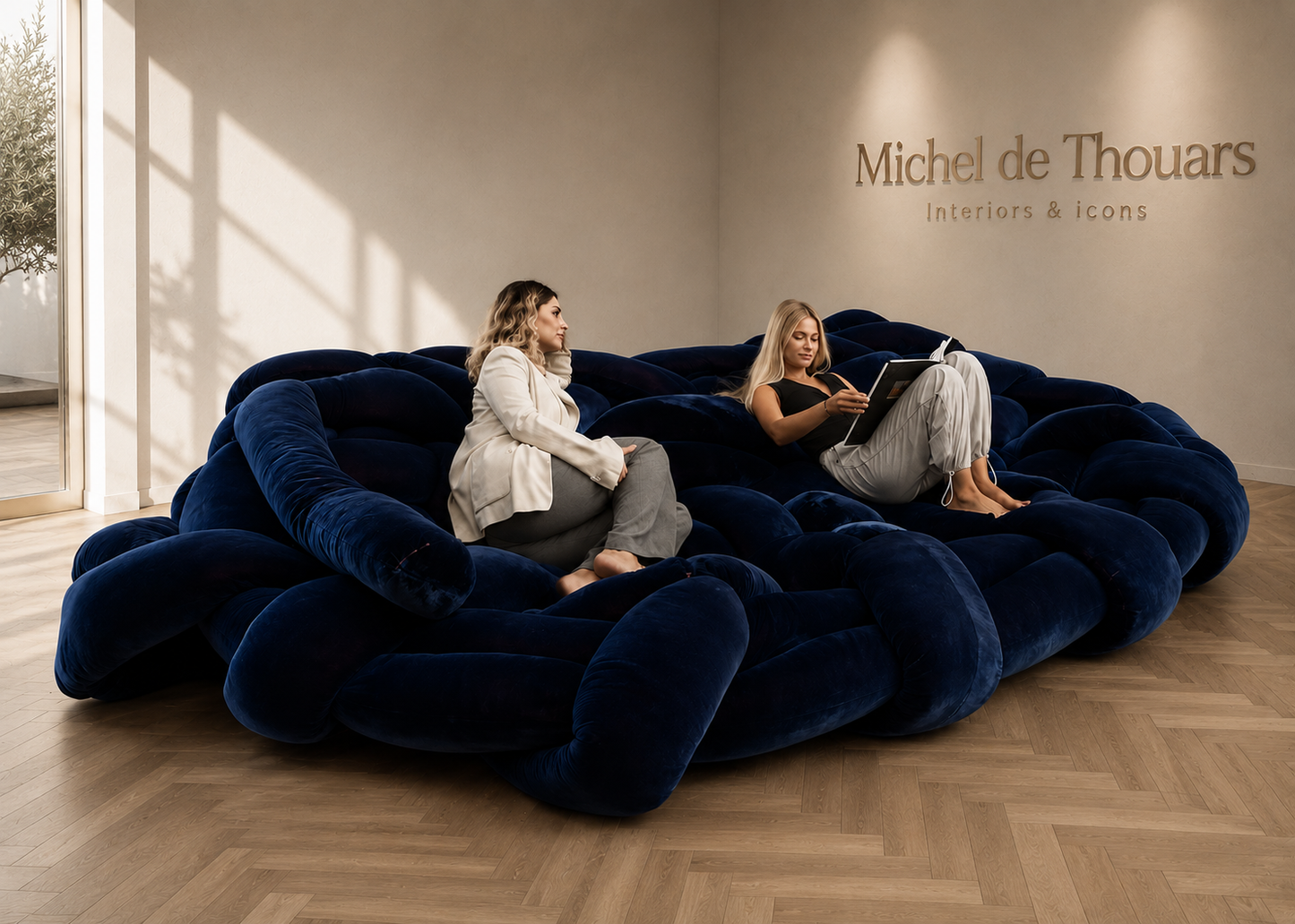 Edra Boa 020 tubelar sofa new in box Q1 2026