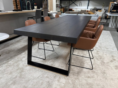 Freifrau Leya Dining Chairs in cognac premium leather