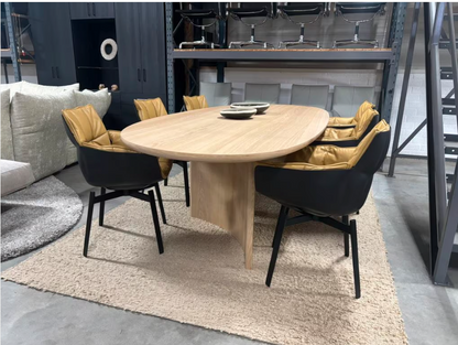 6 x B&B Italia Husk dining chairs in Gamma leder