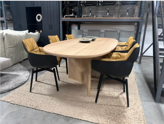 6 x B&B Italia Husk dining chairs in Gamma leder