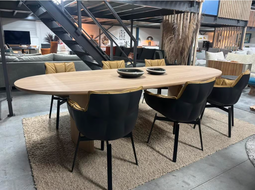 6 x B&B Italia Husk dining chairs in Gamma leder