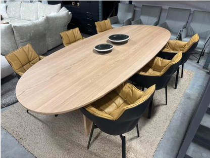 6 x B&B Italia Husk dining chairs in Gamma leder