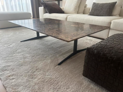 Flexform “Fly” Coffeetable 80x130cm emparador marmer showmodel