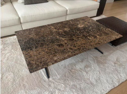 Flexform “Fly” Coffeetable 80x130cm emparador marmer showmodel