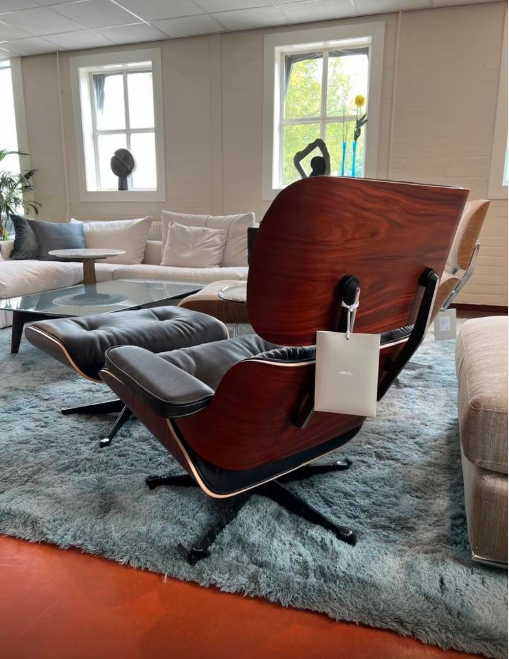 Nwe vitra eames lounge chair + ottoman in de nieuw afmetingen xl