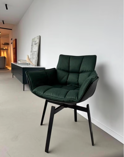 B&B Italia Husk swivel dining Chair  cat A