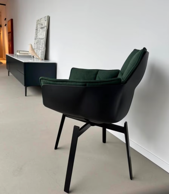 B&B Italia Husk swivel dining Chair  cat A