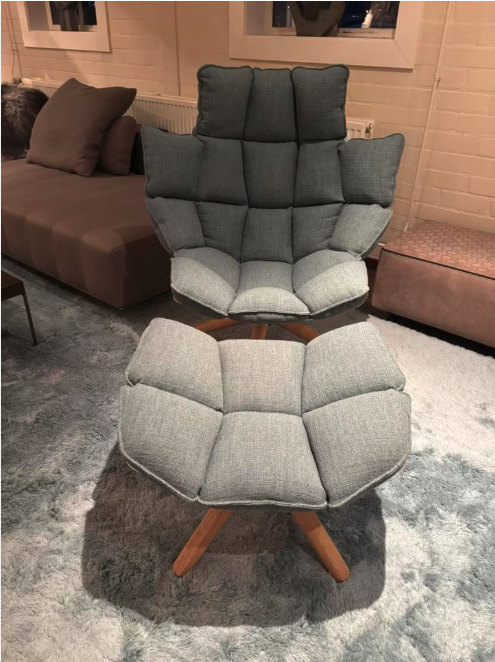B&B italia husk lounge chair HG3 + Ottoman HP4
