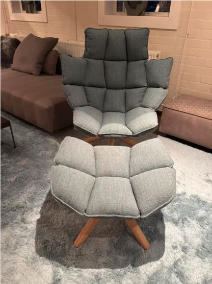B&B italia husk lounge chair HG3 + Ottoman HP4
