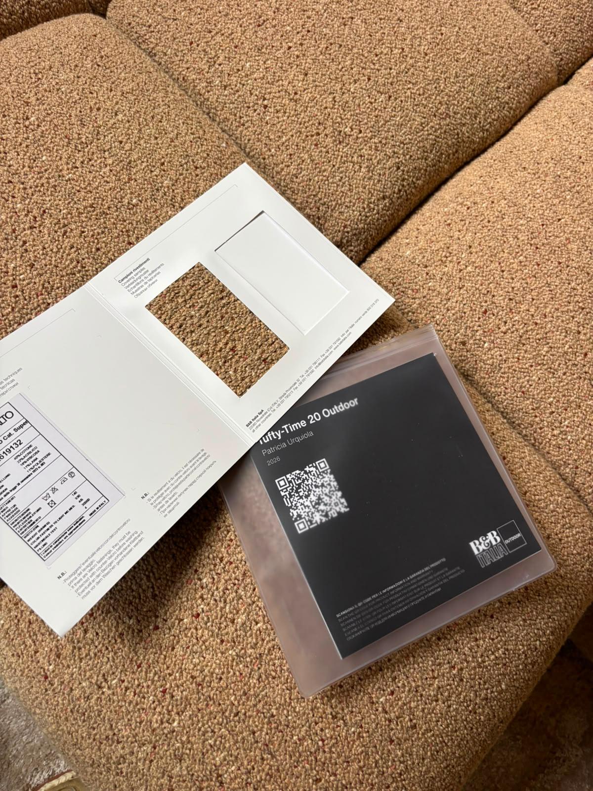 B&B Italia Tufty time ‘20 modulaire hoekbank stof Sambuco