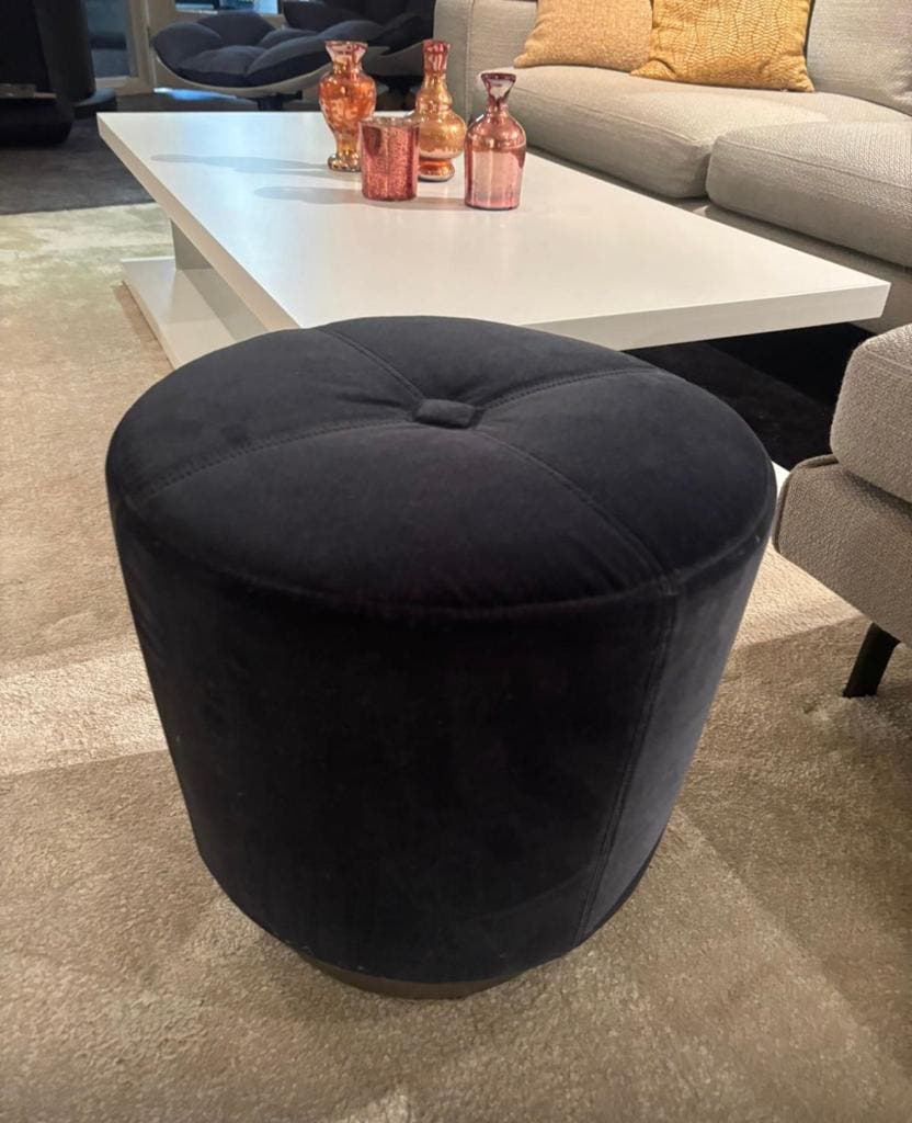 Minotti Jacques ronde poef – velours, 40 cm – foto 4