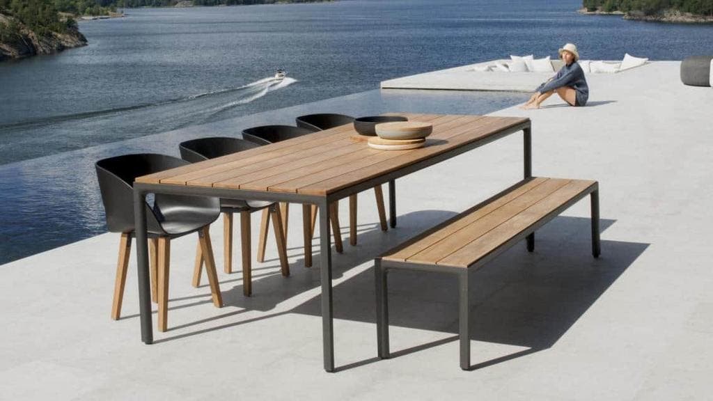 Tribù Illum outdoor eettafel – keramiek, 100 × 267 cm – foto 3
