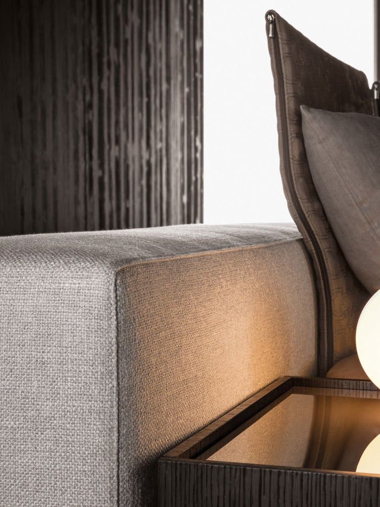 Minotti Yang bed – matrasmaat 180 × 200/210 cm – foto 4