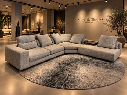 Minotti Freeman hoekbank 350x300cm 3 elementen LP € 20.000,-