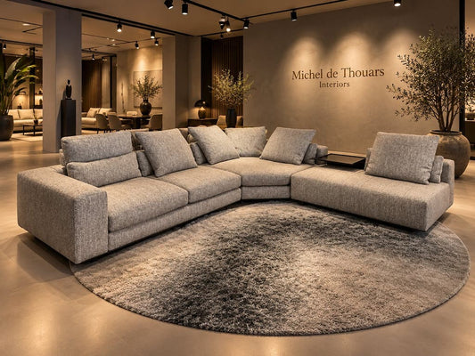 Minotti Freeman hoekbank 350x300cm 3 elementen LP € 20.000,-