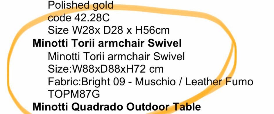 Minotti Torii Swivel fauteuils – Muschio stof en leren bies – foto 6
