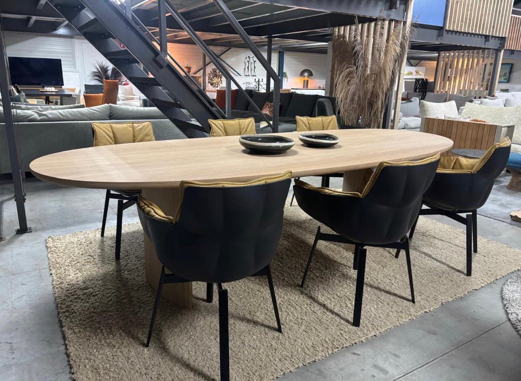 B&B Italia Husk draaibare eetkamerstoel – leer – foto 3