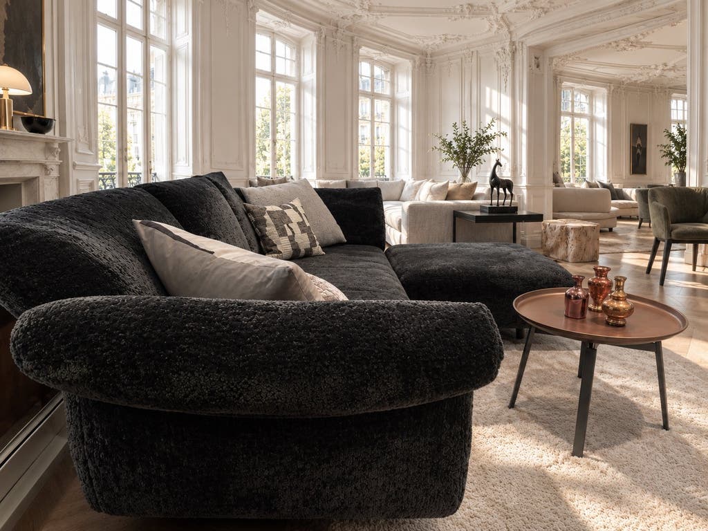 Edra Essential bank met hocker – stof categorie T – foto 4