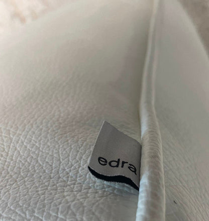 Edra Kahn bank – wit buffelleer, 110 × 290 cm – foto 8