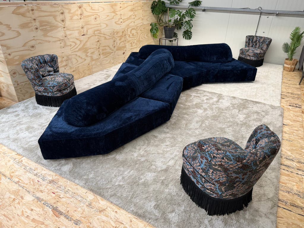 Edra On the Rocks modulaire bank – zes elementen, stof T – foto 8