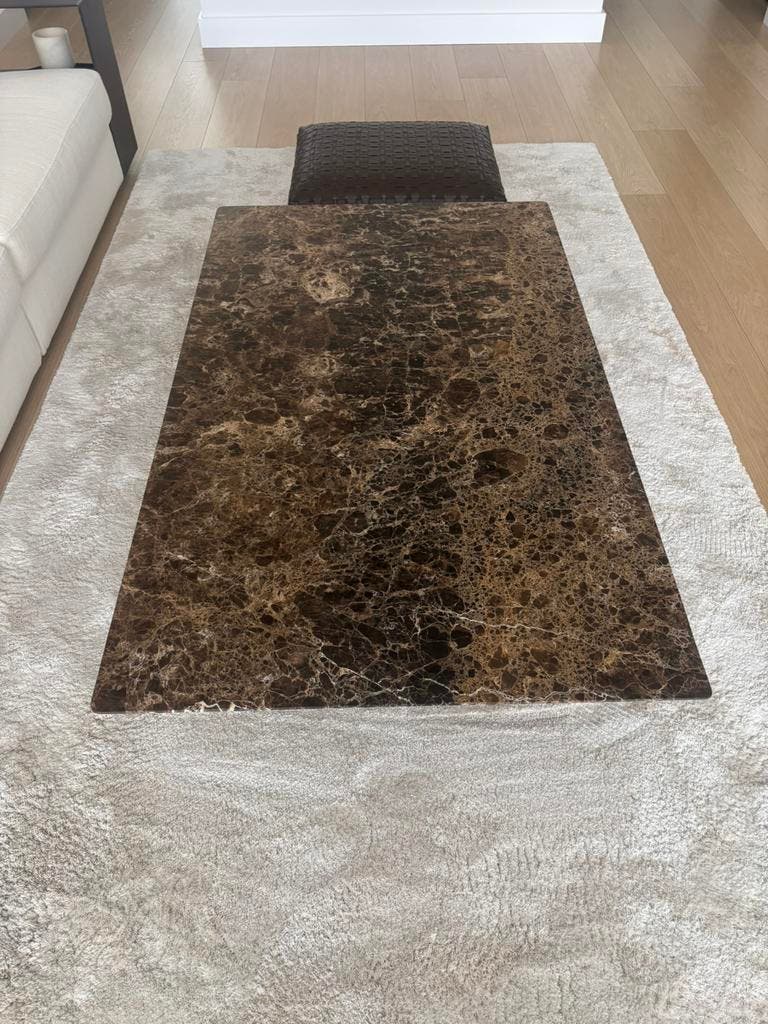 Flexform Fly salontafel – Emperador marmer, 80 × 130 cm – foto 6